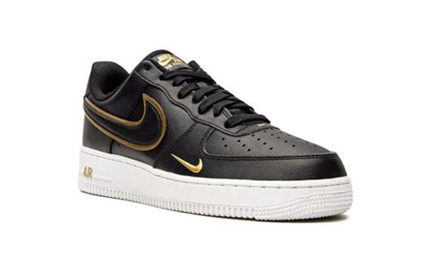 nike air force 1 heren zwart goud|zwarte nike air force 1.